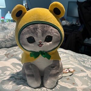 Cute Gray and Yellow Plush Toy
